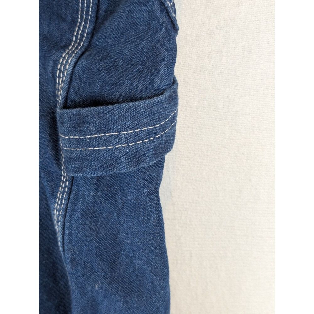 Liberty Overalls with Carpenter Loop Blue Men's Size 48x28 - Picture 6 of 15